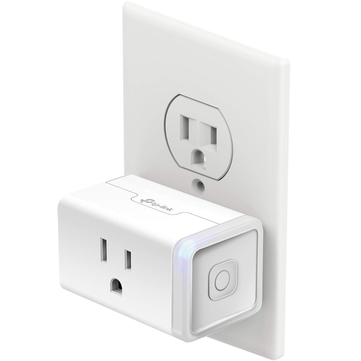 Kasa Smart Plug Mini with Energy Monitoring, Smart Home Wi-Fi Outlet Works with Alexa, Google Home & IFTTT, Wi-Fi Simple Setup, No Hub Required (KP115), White