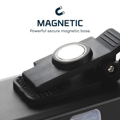 NEBO SLIM Pocket Flashlight | 500 Lumens, Rechargeable Mini EDC Work Light, Magnetic Base & Dimmable Brightness, Durable & Water Resistant, Includes Charging Cable — Black