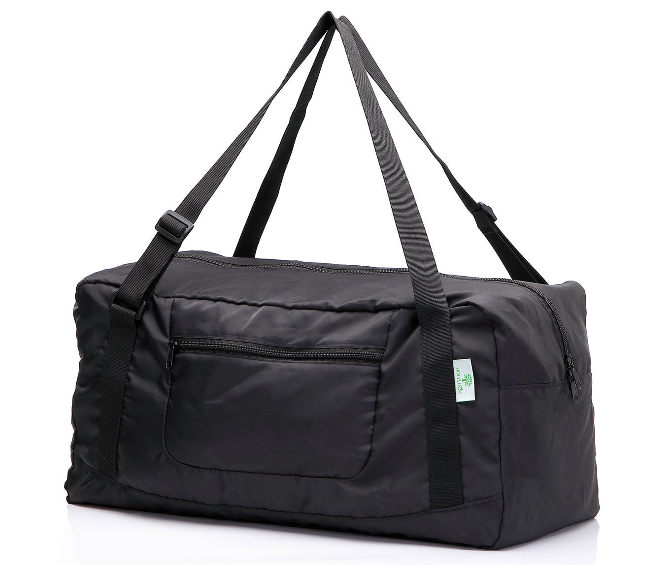 HOLYLUCK Foldable Travel Duffel Bag For Women & Men Luggage Great for Gym (black) One_Size