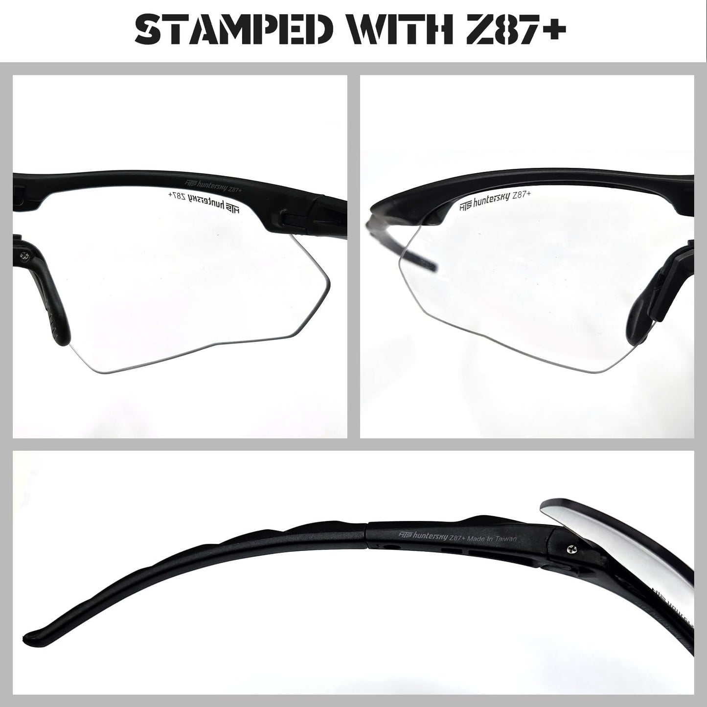 HTS HUNTERSKY S53 anti fog Tactical Shooting Range Safety Glasses Ballistic eye protection Hunting Airsoft Riding Pickleball lab chemistry goggles