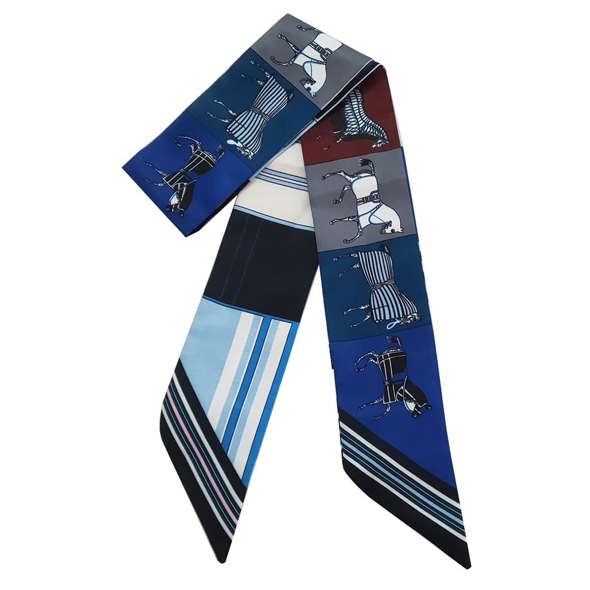 jeunecheval Purse Scarf for Women Bag Scarf Handbag Handle Accessory