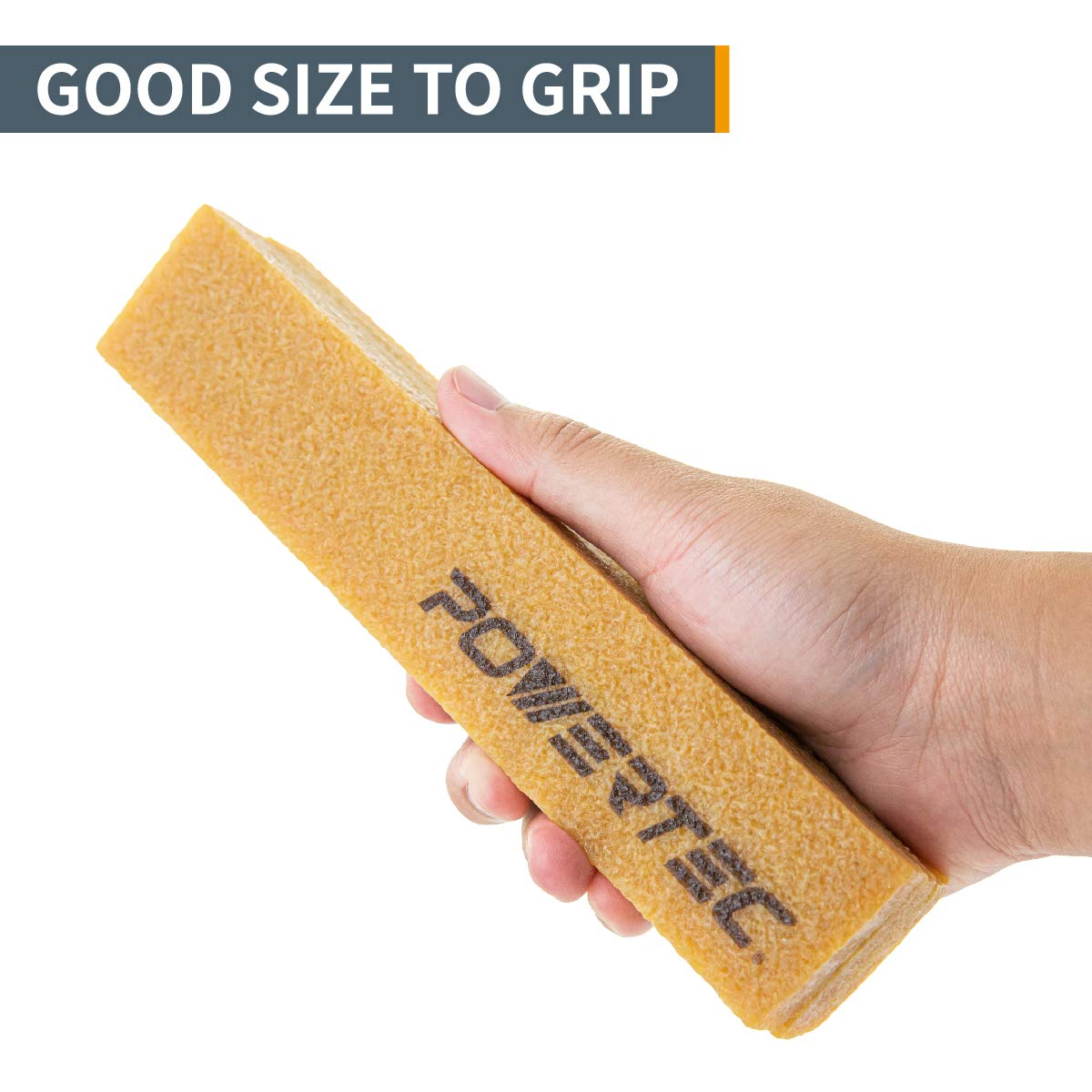 POWERTEC 71002-P2 Abrasive Cleaning Stick for Sanding Belts & Discs 8-1/2" 2PK | Natural Rubber Eraser - Woodworking Shop Tools for Sanding Perfection