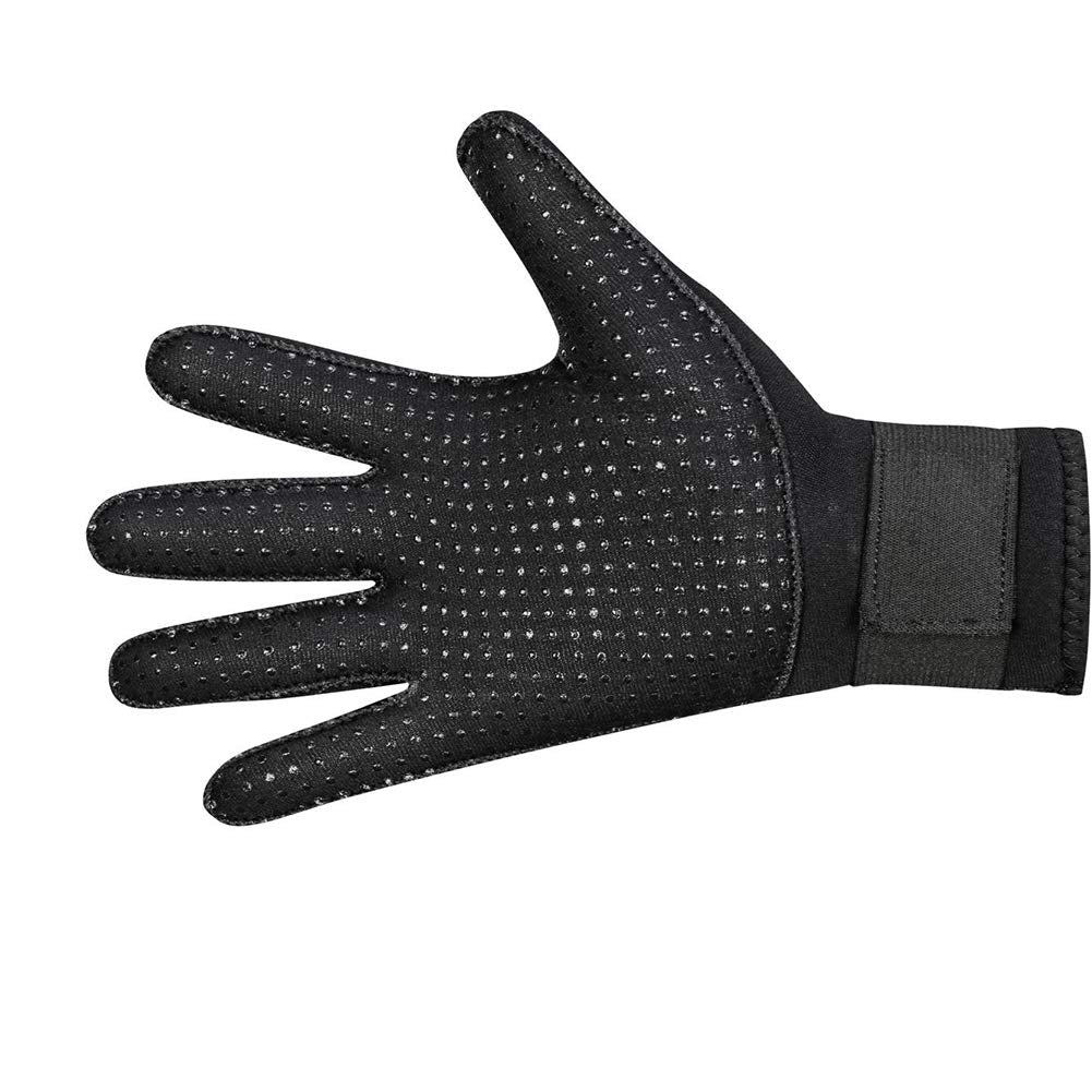 Neoprene Gloves Scuba Diving Gloves Wetsuit Dive Gloves for Men Women Kids, 3MM 5MM Flexible Anti Slip Thermal Five Finger Surfing Glove for Spearfishing Paddling Kayaking Swimming (3mm Black, S)