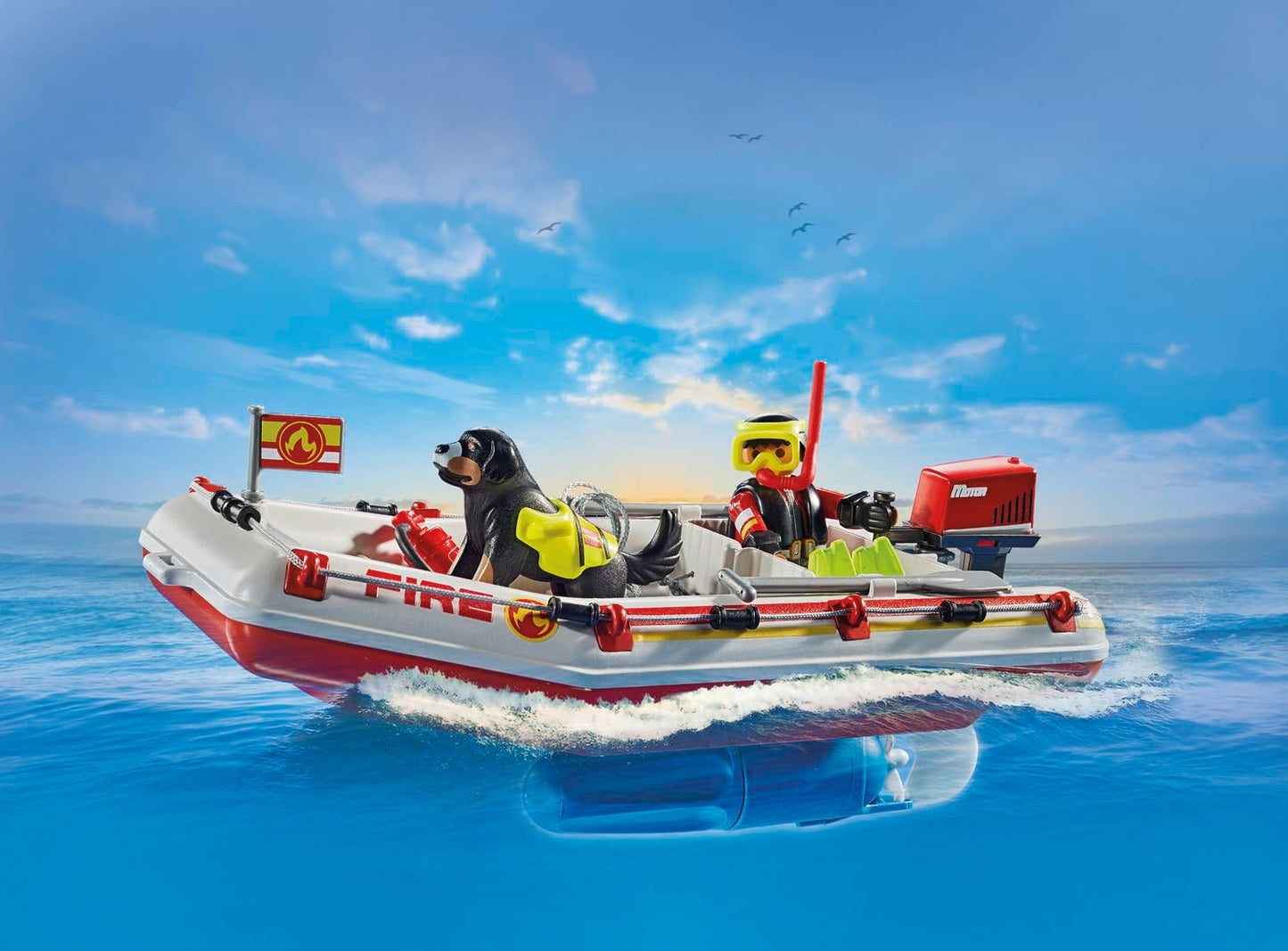 Playmobil Fireboat with Aqua Scooter