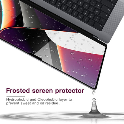 2 Pack Anti Glare Screen Protector Compatible with Macbook Pro 16 Inch (2021-2024, M4, M3, M2, M1-A3403/A2991/A2485/A2780), Anti Scratch Matte Screen Protector