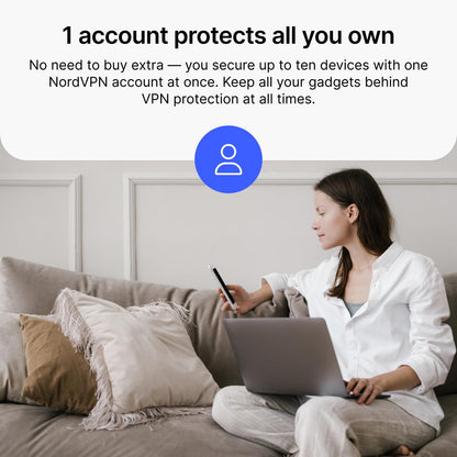 NordVPN Standard, 10 Devices, 1-Month, VPN & Cybersecurity [Amazon Subscription]