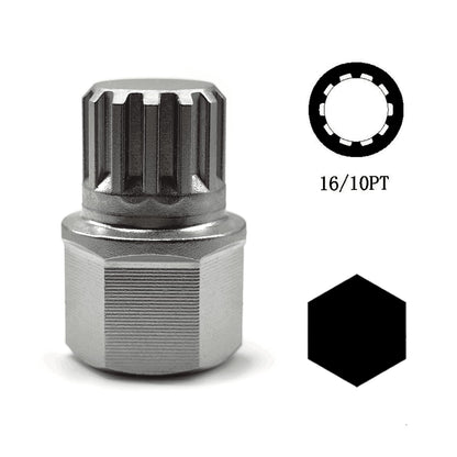 JEUCLEL 16/10PT Wheel Locking Nut Key Compatible with BMW, Wheel Anti-Theft Lug Nut Removal Tool