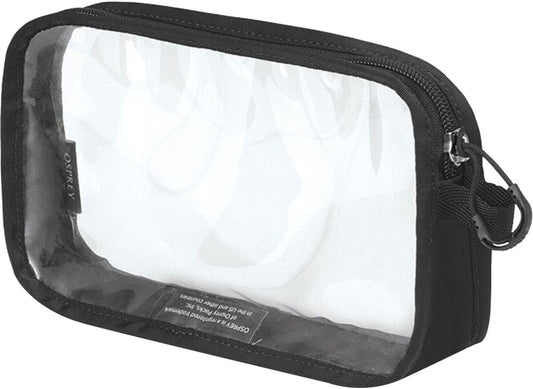 Osprey Ultralight Clear Liquids Pouch for Travel, Black