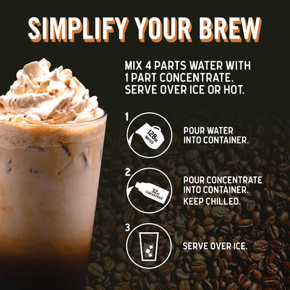 JAVA HOUSE Cold Brew Coffee, Colombian 4:1 Liquid Concentrate, 32 Ounce Bottle