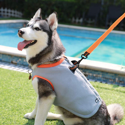 JUXZH Truelove Dog Cooling Vest Harness Cooler Jacket with Adjustable Zipper for Outdoor Hunting Training and Camping