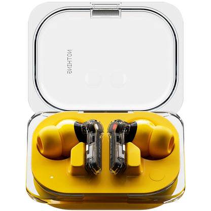 Nothing Ear (a) Wireless Earbuds, 45dB Hybrid Noise Cancelling Earbuds, Hi-Res Audio, Advanced Equaliser, Dual Connect, 6 Mics, 42.5H Playtime Ear Buds Wireless Bluetooth, Yellow