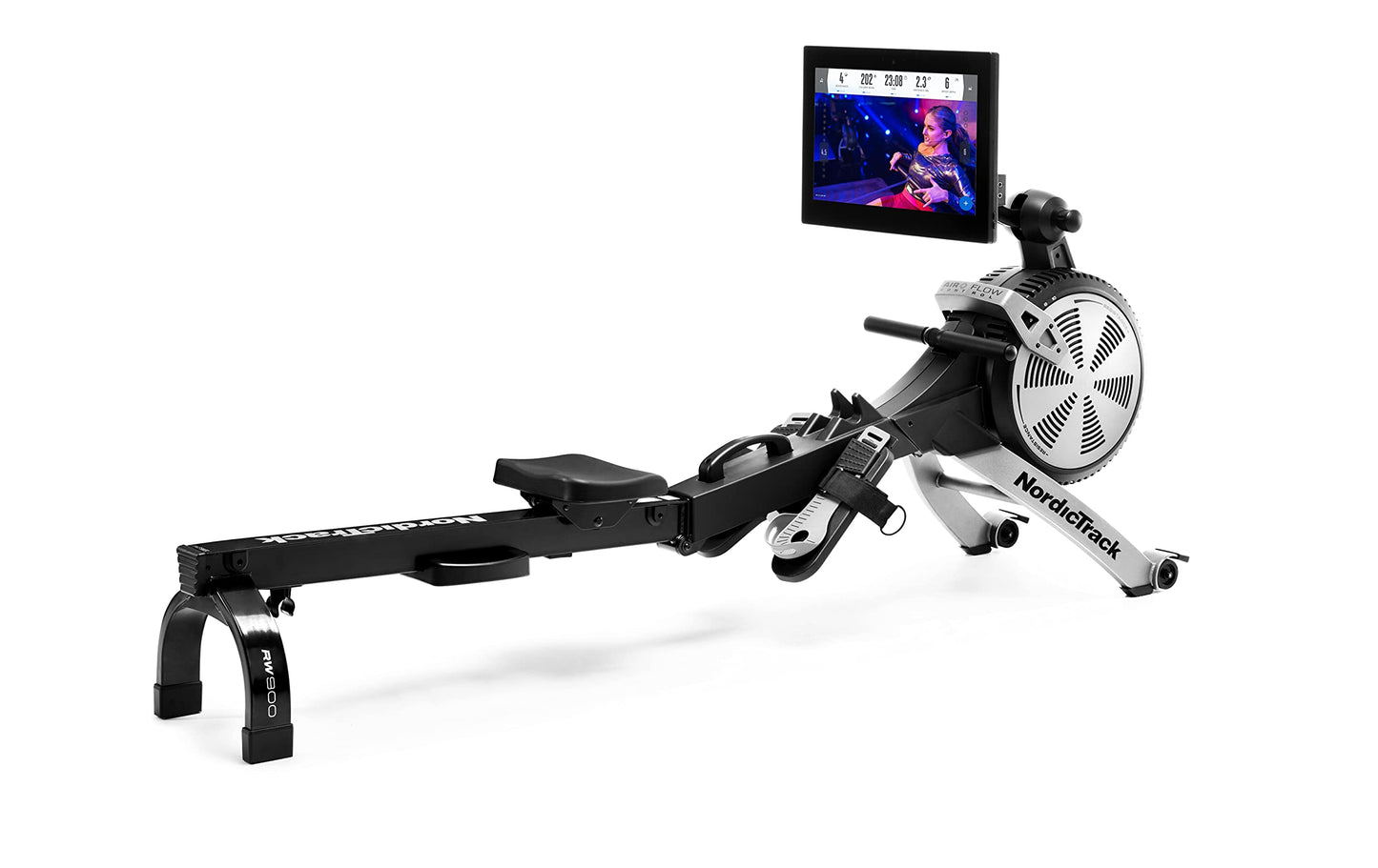 NordicTrack RW900; iFIT-Enabled Rower with 22” Pivoting Touchscreen and SpaceSaver Design