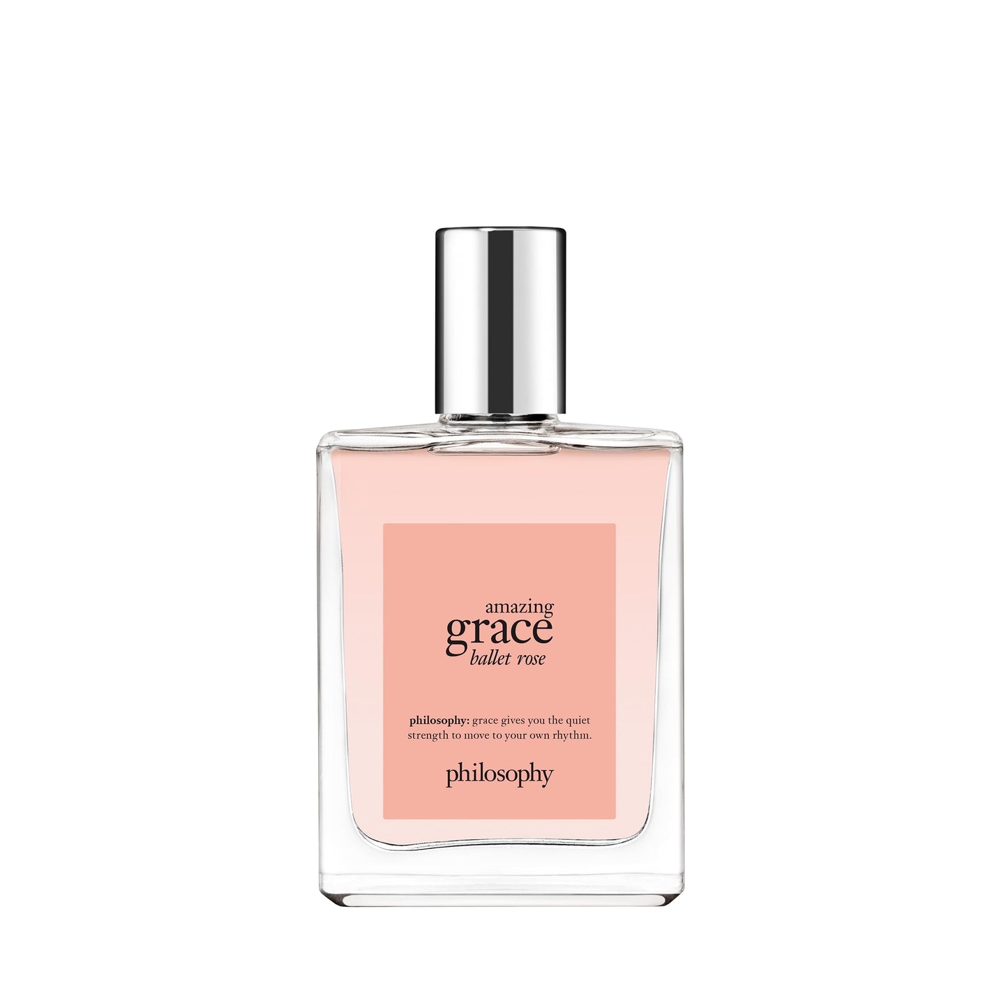 philosophy amazing grace ballet rose eau de toilette - dreamy & floral women's perfume - with notes of rose, lychee & musk - long lasting fragrance - 2 fl oz.