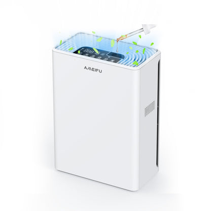 AMEIFU Air Purifiers for Home Large Room up to 2300sq.ft, H13 True Hepa Air Purifiers for Pets Hair, Dander, Smoke, Pollen, 3 Fan Speeds, 5 Timer Air Cleaner