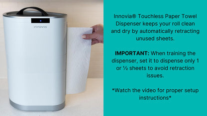 New! Innovia Countertop Touchless Paper Towel Dispenser in White