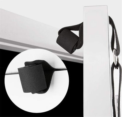 Leg Stretch Band - to Improve Leg Stretching - Easy Install on Door - Perfect Home Equipment for Ballet, Dance and Gymnastic Exercise Flexibility Stretching Strap Foot Stretcher Bands (Pink)