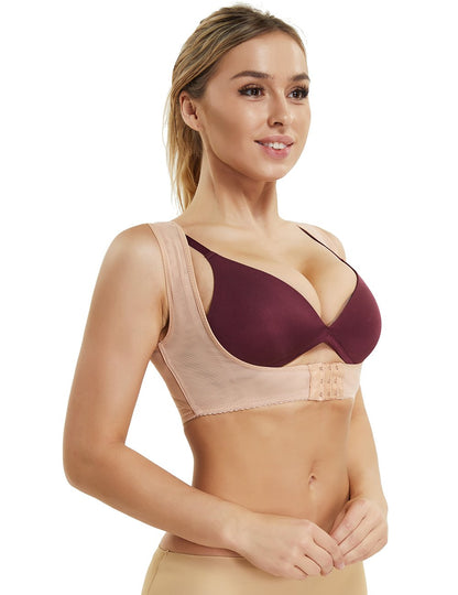JOYSHAPER Chest Brace Up for Women Posture Corrector Bra Open Front Shaper Back Support Vest