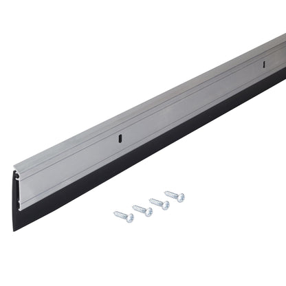 M-D Building Products 68247 All-Season Door Sweep, Heavy Duty Aluminum, Ideal for Residential & Commercial Use, Easy Installation with Heavy Rubber Seal, Ensure Comfort and Security (36 Inch, Silver)