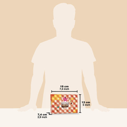 Midi International Snack Box | Premium Exotic Foreign Snacks | Unique Snack Food Gifts Included | Picnic Box Theme | Candies from Around the World | 12 Full-Size + 1 Bonus Snacks