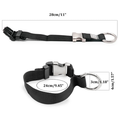 Add-A-Bag Luggage Strap Jacket Gripper, Luggage Straps Baggage Suitcase Belts Travel Accessories - Make Your Hands Free, Easy to Carry Your Extra Bags (2X Black)