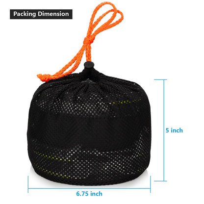 Gutsdoor Camping Cookware Set Camping Gear Campfire Utensils Non-Stick Cooking Equipment Lightweight Stackable Pot Pan Bowls with Storage Bag for Outdoor Hiking (11 Piece/Set)