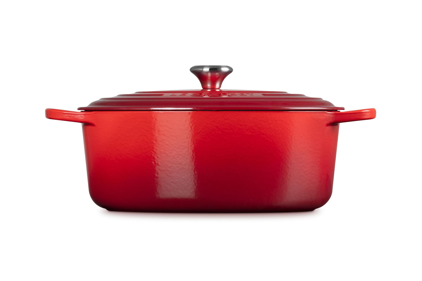 Le Creuset Enameled Cast Iron Signature Oval Dutch Oven, 8 qt., Cerise