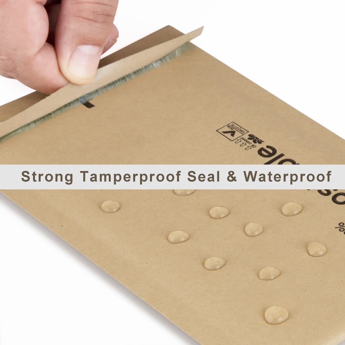 6x10 100% Biodegradable Bubble Mailers,25 Count Kraft Brown #0 Compostable Padded Packaging Wrap Envelopes Pouches Eco Friendly Self Seal Bags