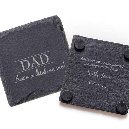 MONKEY SUN 60 Pack 4 x 4 Inch Gorgeous Black Slate Stone Coasters Bulk Square Slate Stone Cup Coaster for Drink Bar Kitchen Home, Handmade Natural Rough Edge, Set of 60
