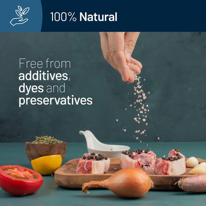 Himalayan Pink Salt 5 lbs Coarse Grain Bulk Bag - Hymalain Pure Gourmet Crystals - Himilian 100% Natural - Contains 84 Minerals -Suitable for Body Bath Scrubs Table Salt Grinder & Salt Mills - Kosher