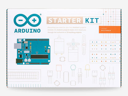 Official Arduino Starter Kit [K000007] – 12 DIY Projects with Electronic Components & English Projects Book – Original Kit from Italy