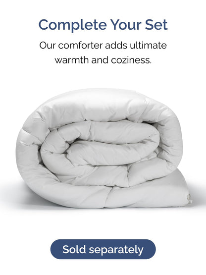 Extra Deep King Sheet Set - 6 Piece Breathable and Cooling Sheets - Hotel Luxury Bed Sheets Set - Easy & Secure Fit - Soft, Wrinkle Free and Comfy Sheets Set - White Sheet Set with Extra Deep Pockets