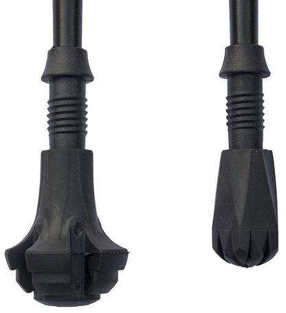 A ALAFEN Replacement Rubber Tips Set for Trekking Pole Walking Hiking Sticks Tips Protectors Mix