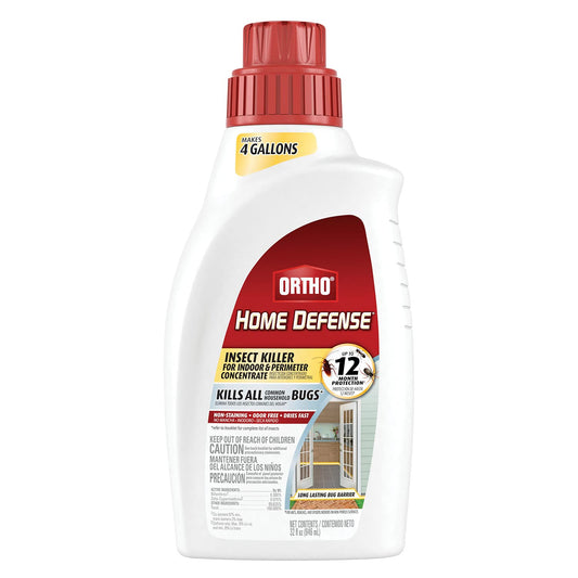 Ortho Home Defense Insect Killer for Indoor and Perimeter Concentrate, Kills Ants, Cockroaches and Spiders, 32 oz.