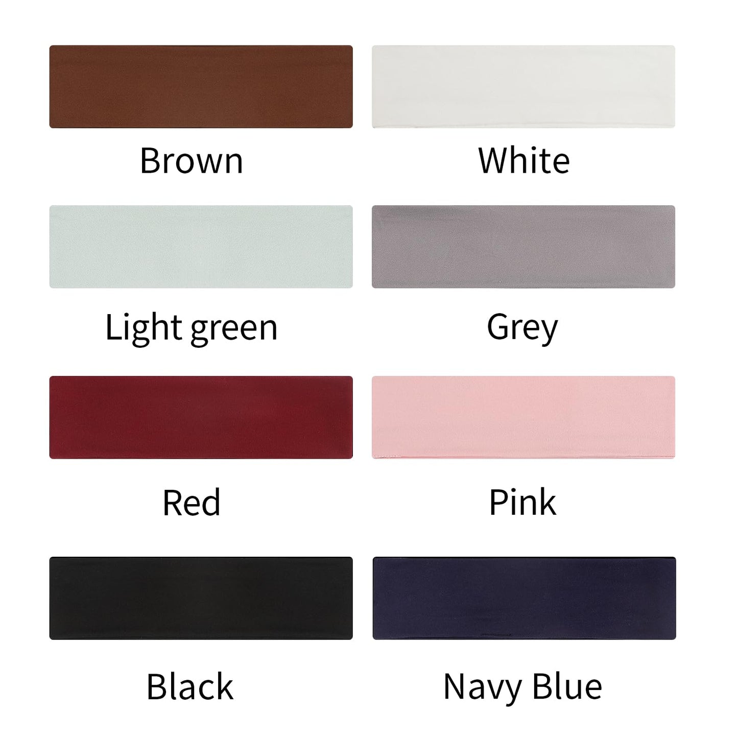 Fishinsea 8 Pack Sport Headbands for Women, Elastic Soft Fabric Non-Slip Hair Bands Hair Warp for Daily Workout Yoga Running Sports