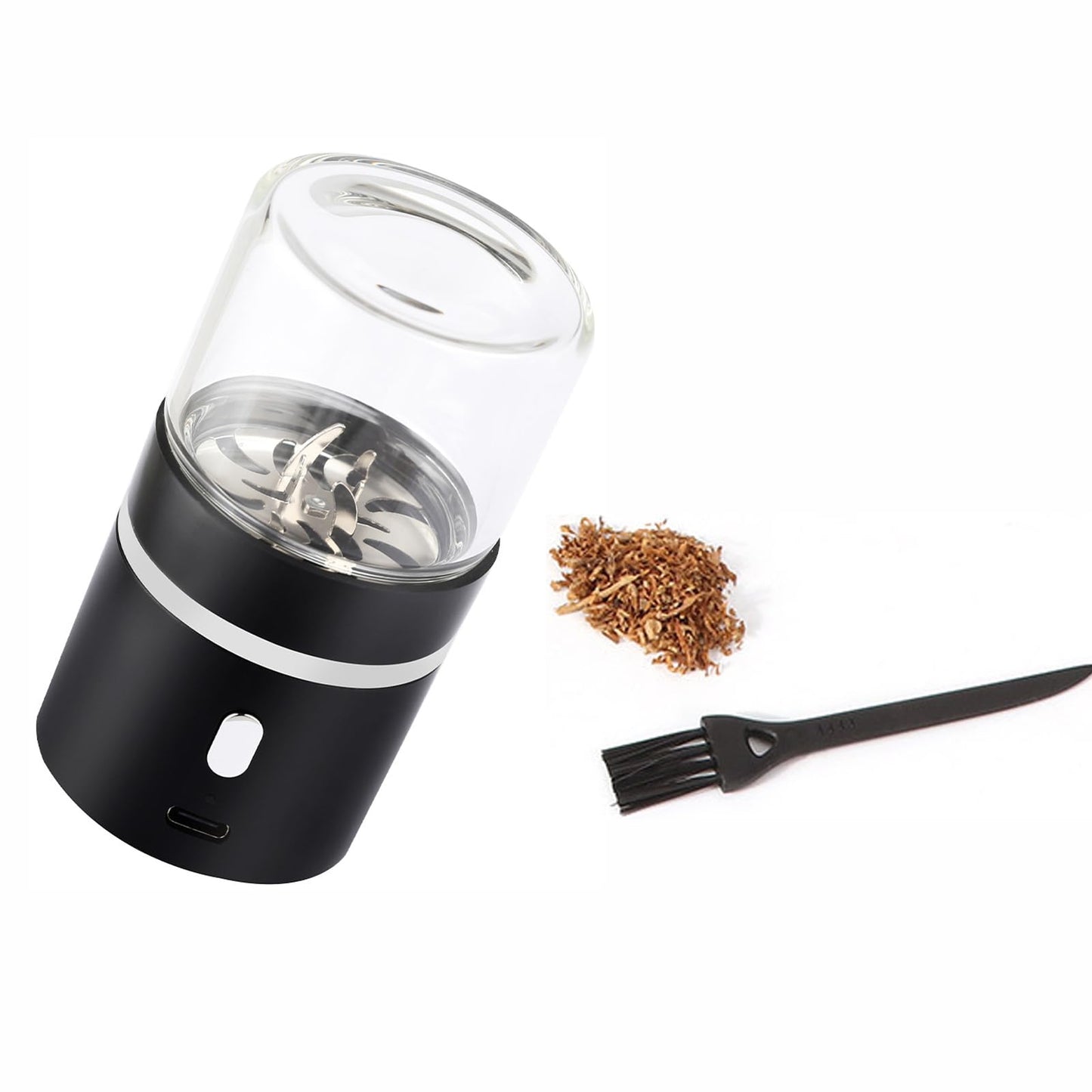 AiTURE Upgraded Mini Electric Grinder Spice Smart Herb 400 mAh with 50ml Jar,Easy to Carry(Grinder)