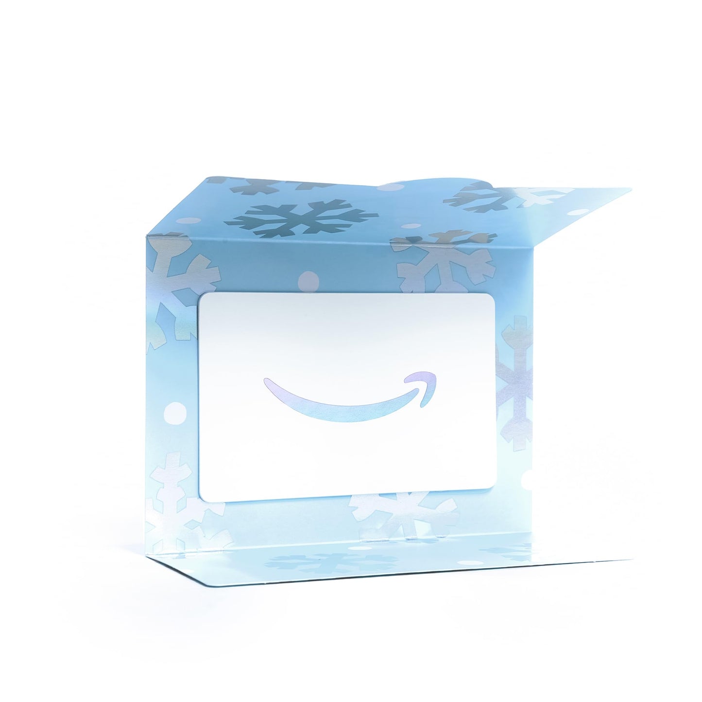 Amazon Physical Gift Card in Mini Envelope - Glistening Snowflakes | Christmas, Hanukkah, Winter