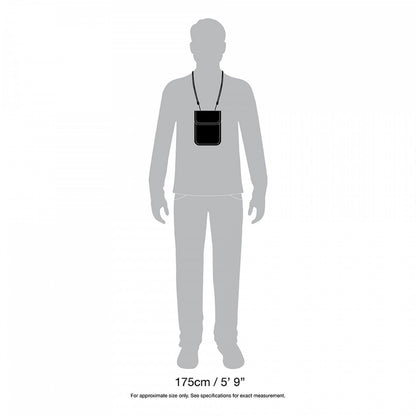 Pacsafe Coversafe X75 Anti-Theft RFID Blocking Neck Pouch, Black