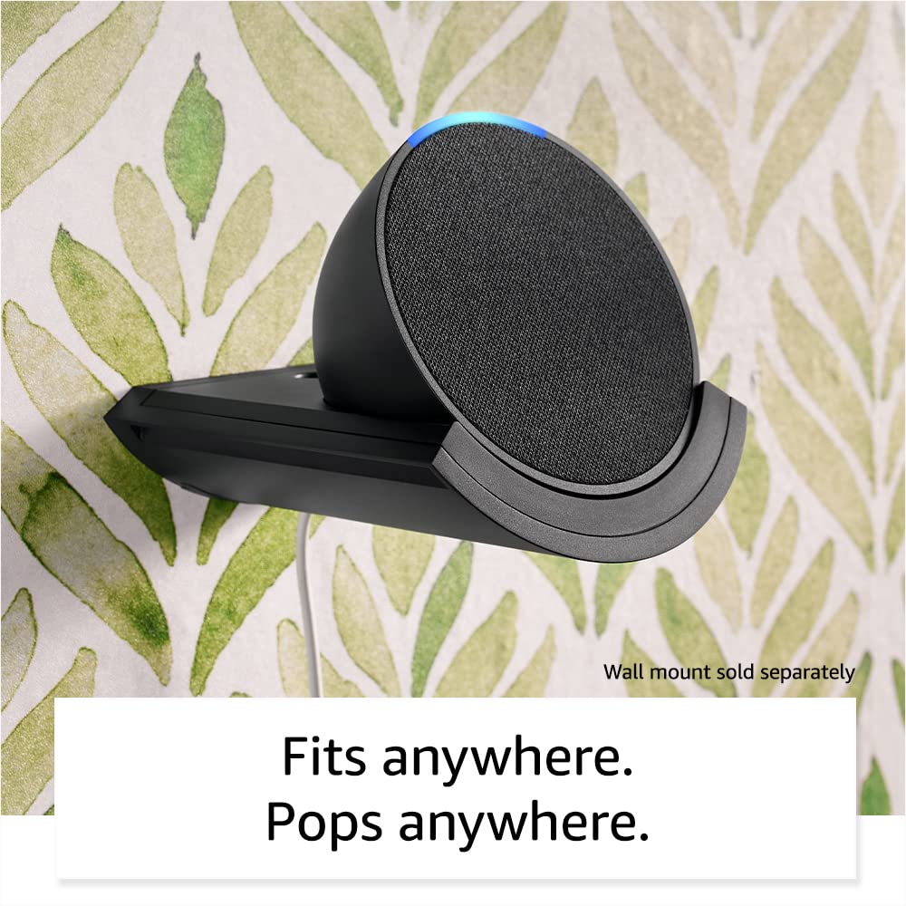 Like-New Amazon Echo Pop (newest model), Our smallest Alexa speaker, Fits in any room, Glacier White