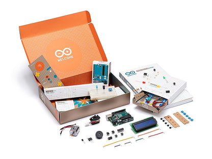 Official Arduino Starter Kit [K000007] – 12 DIY Projects with Electronic Components & English Projects Book – Original Kit from Italy