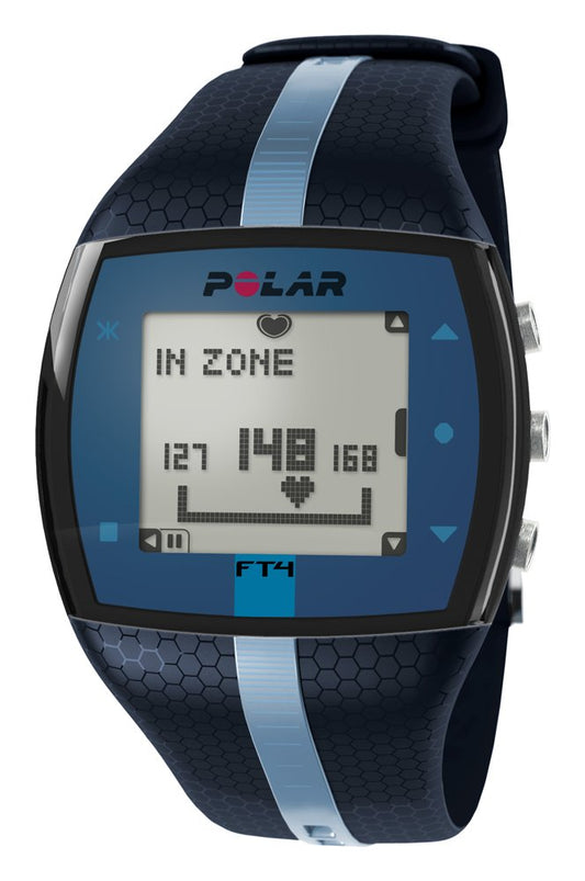 POLAR FT4 Heart Rate Monitor, Unisex (Blue/Blue)