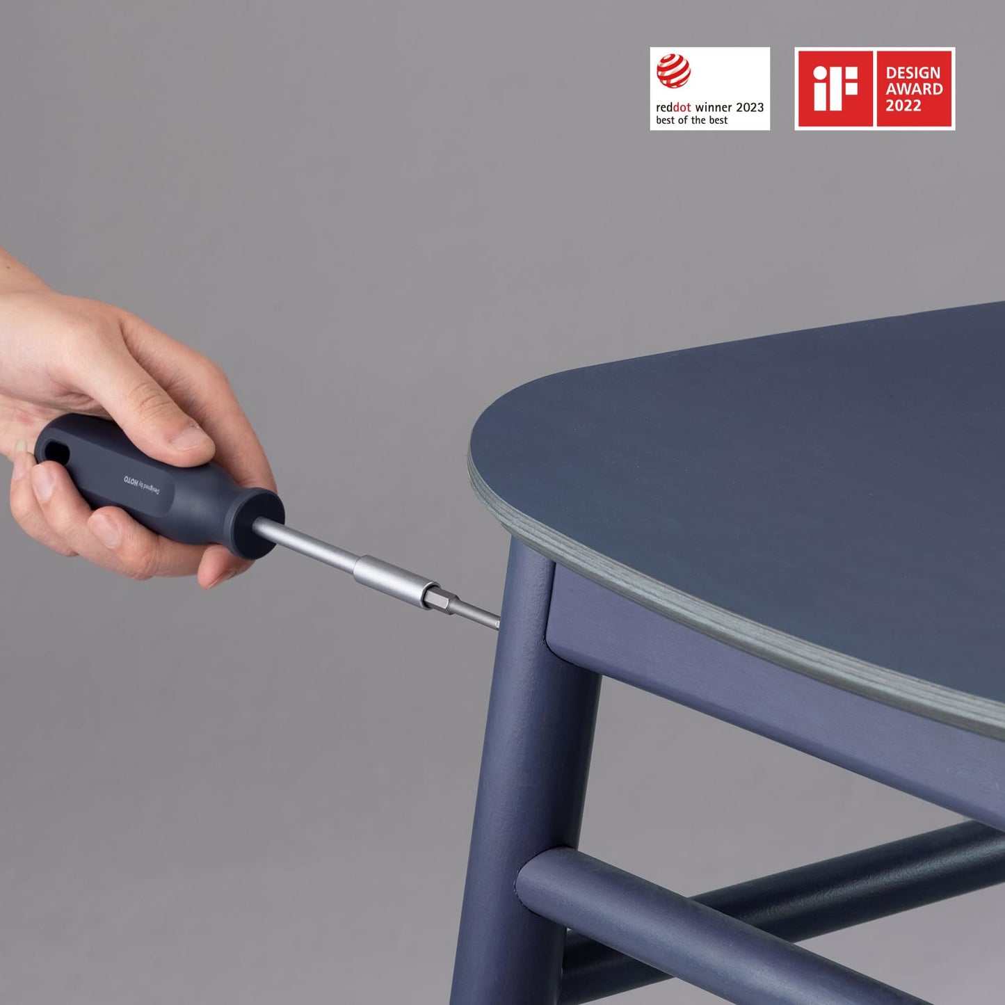 HOTO 16-Piece Home Tool Kit, Basic Hand Tool Set with Storage Box – Includes Screwdriver, Wrench, Hammer, Tape Measure, Plier – Ideal for Household, Garage, Office, Dorm Repairs & DIY Projects