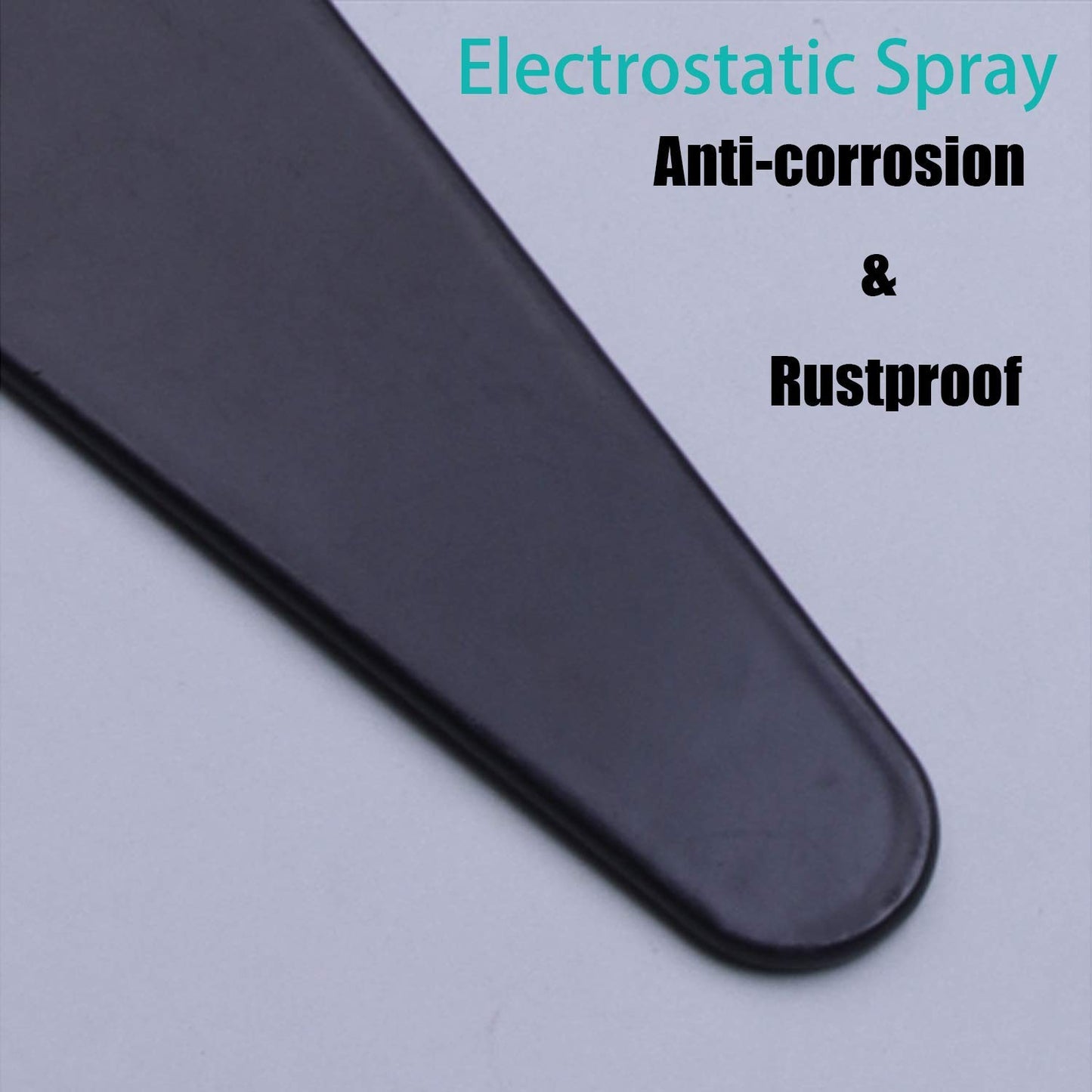 HLMOptimo Heavy Duty T Hinge Tee Hinge T Strap Hinge Shed Hinge Gate Hinge Barn Hinge Fence Hinge Door Hinge Wrought Rustproof All Size Black (6 pcs, 6 inch