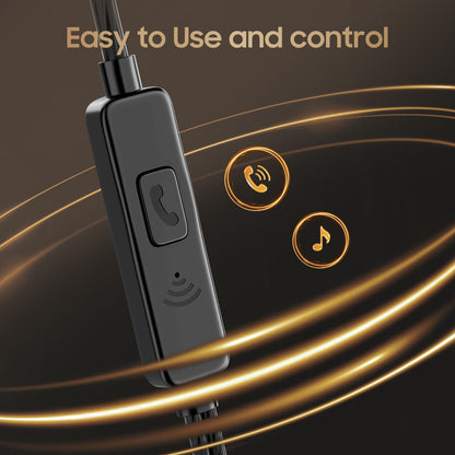 Rayleigh USB C Headphones with Microphone 3 Pack, Wired Earbuds with Heavy Bass, Type C Earphones with Noise Isolating, Compatible with iPad, Android Phones, Fits Most Type C Devices