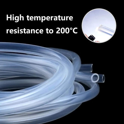 Metaland 1/4" ID Silicone Tubing, Food Grade 1/4" ID x 3/8" OD 10 Feet Length Pure Silicone Hoses High Temp for Home Brewing Winemaking