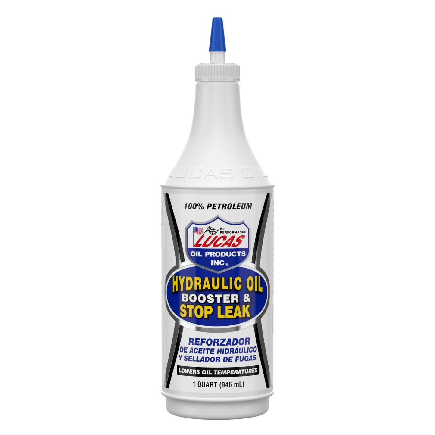 Lucas Oil 10019 Hydraulic Oil Booster and Stop Leak - 1 Quart, White, 32 Ounce