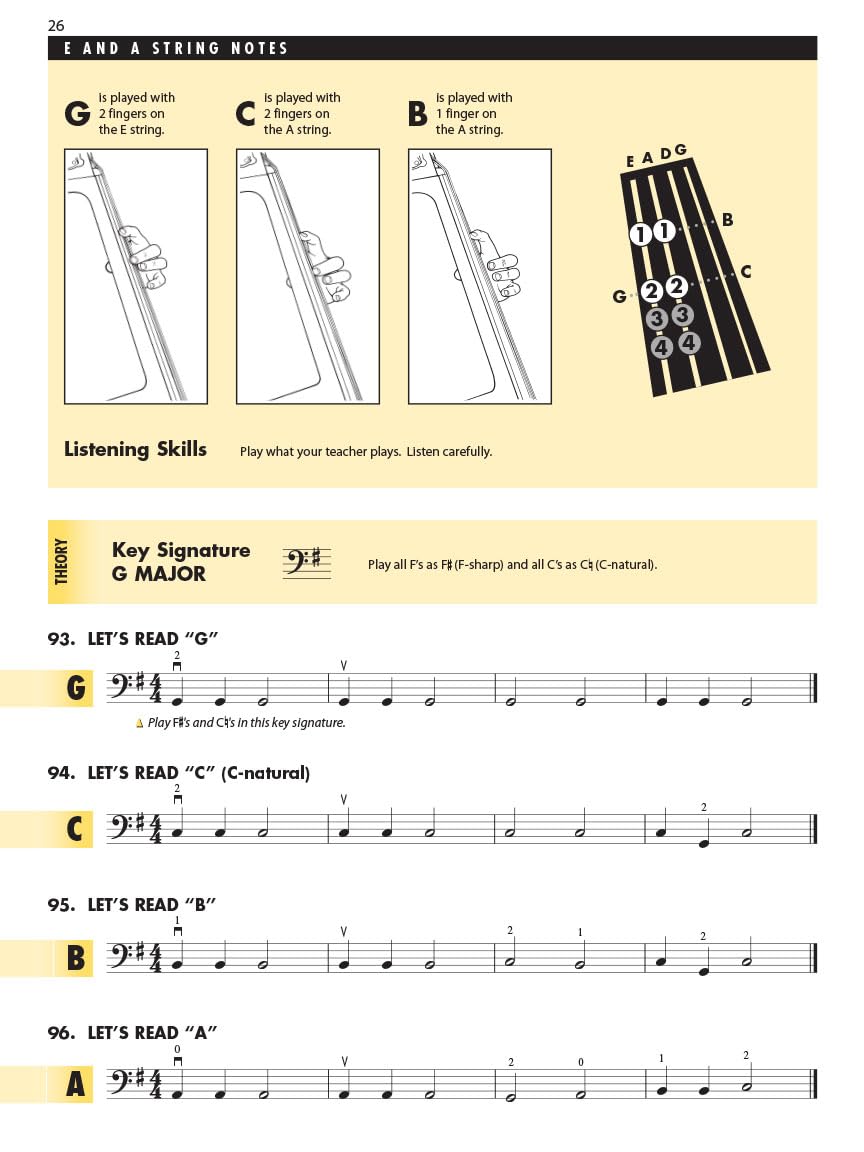 Essential Elements for Strings - Double Bass Book 1 with EEi online Resources | Double Bass Method Songbook and Sheet Music for School Band Students and Teachers | Comprehensive String Method