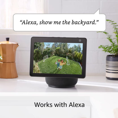 Ring Spotlight Cam Plus, Battery | Home or business security with HD video, Two-Way Talk, Color Night Vision, and Security Siren (2022 release) - Black