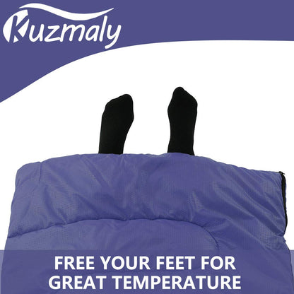 Kuzmaly Camping Sleeping Bag 3 Seasons Lightweight &Waterproof with Compression Sack Camping Sleeping Bag Indoor & Outdoor for Adults & Kids