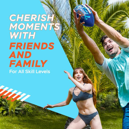 Sunlite Sports Waterproof Football, Outdoor Play, For Pool Beach Lake Park Water Toy, For Kids Children Teens Adults, Family Fun