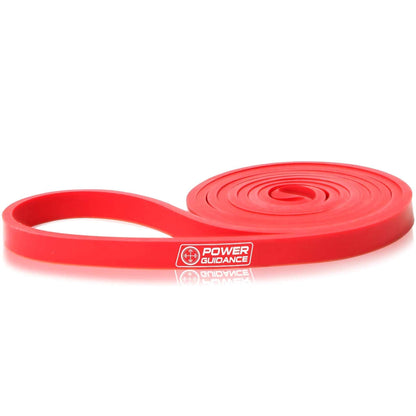 POWER GUIDANCE Pull Up Assist Bands - Stretch Resistance Band - Mobility Band - Powerlifting Bands - by Perfect for Body Stretching, Powerlifting, Resistance Training (Red)